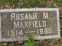 Maxfield, Rosalie M. 